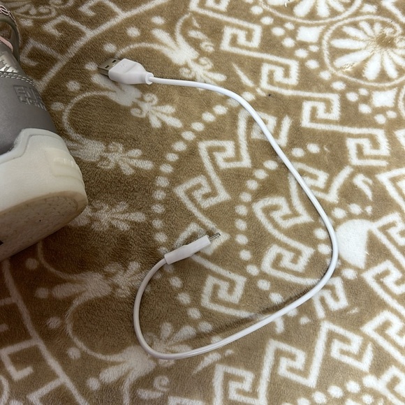 Skechers Girls Energy Lights E-pro SNEAKERS Gray Lace up Mid Top 20090L Sz 8 - Picture 2 of 9